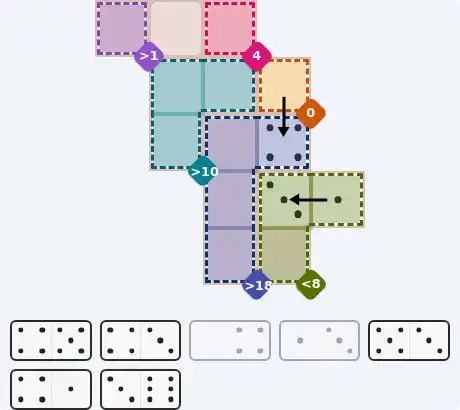 Pips hint for Sept 28, 2026 – medium level puzzle grid highlighting important moves and hints