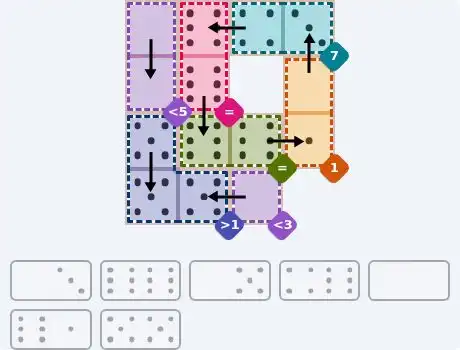 NYT Pips Sept 3, 2026 medium puzzle full solution grid with completed hints
