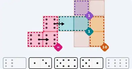 Pips hint for Sept 30, 2026 – easy level puzzle grid showing key first steps and strategy
