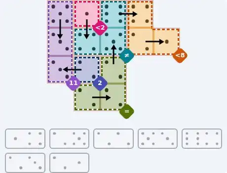 NYT Pips Sept 30, 2026 medium puzzle full solution grid with completed hints