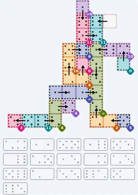 NYT Pips Sept 4, 2026 hard puzzle full solution grid showing final answer with hints