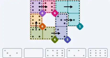 NYT Pips Sept 6, 2026 easy puzzle full solution grid with all hints completed