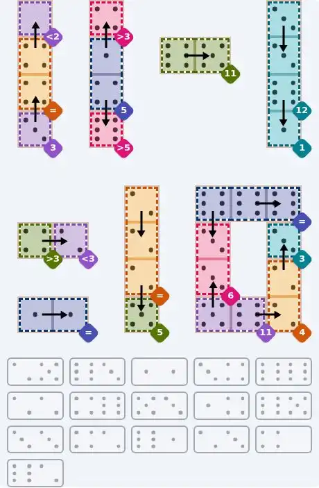 NYT Pips Sept 6, 2026 hard puzzle full solution grid showing final answer with hints