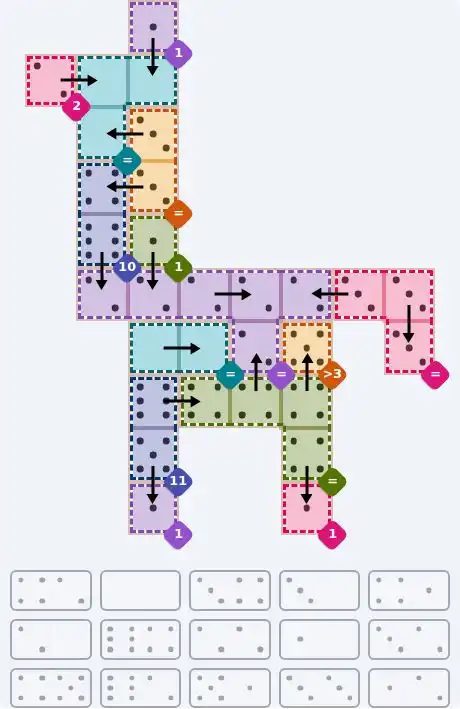 NYT Pips Sept 8, 2026 hard puzzle full solution grid showing final answer with hints