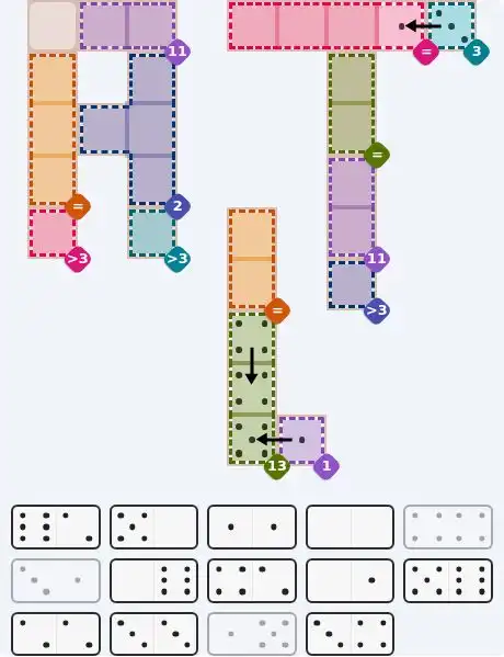 Pips hint for Sept 9, 2026 – hard level puzzle grid with critical first placements and strategy