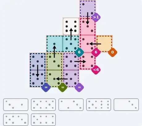 NYT Pips Sept 9, 2026 medium puzzle full solution grid with completed hints