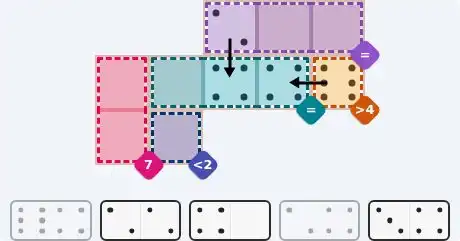 Pips hint for October 11, 2026 – easy level puzzle grid showing key first steps and strategy