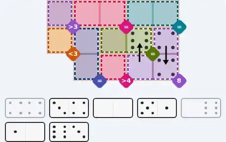 Pips hint for October 14, 2026 – medium level puzzle grid highlighting important moves and hints