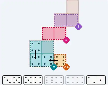 Pips hint for October 16, 2026 – easy level puzzle grid showing key first steps and strategy