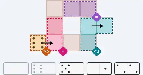 Pips hint for October 17, 2026 – easy level puzzle grid showing key first steps and strategy