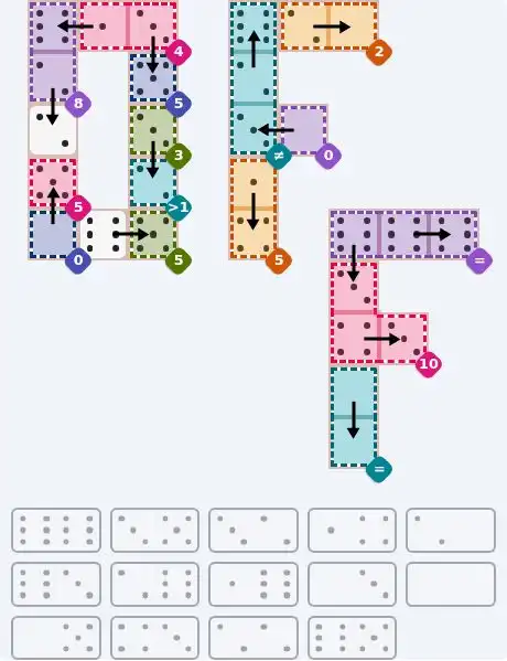 NYT Pips October 17, 2026 hard puzzle full solution grid showing final answer with hints