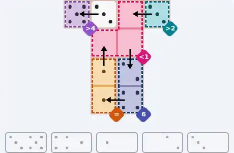 NYT Pips October 25, 2026 easy puzzle full solution grid with all hints completed