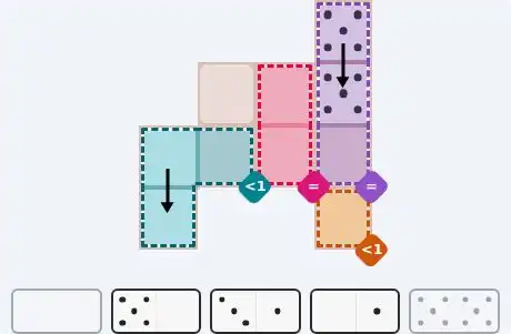 Pips hint for October 30, 2026 – easy level puzzle grid showing key first steps and strategy