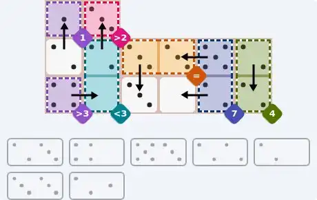NYT Pips October 30, 2026 medium puzzle full solution grid with completed hints