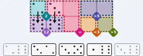 Pips hint for October 31, 2026 – easy level puzzle grid showing key first steps and strategy