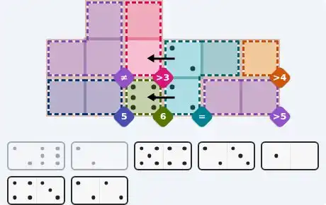 Pips hint for October 31, 2026 – medium level puzzle grid highlighting important moves and hints