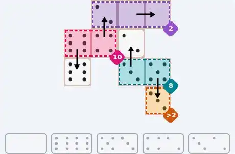 NYT Pips October 6, 2026 easy puzzle full solution grid with all hints completed