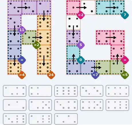 NYT Pips October 6, 2026 hard puzzle full solution grid showing final answer with hints