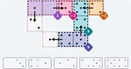 NYT Pips October 7, 2026 easy puzzle full solution grid with all hints completed