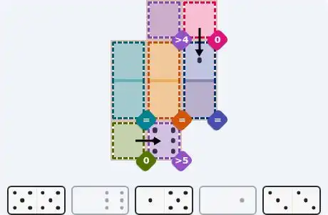 Pips hint for October 8, 2026 – easy level puzzle grid showing key first steps and strategy