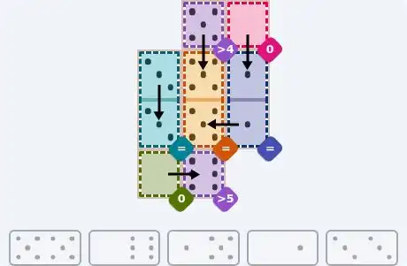 NYT Pips October 8, 2026 easy puzzle full solution grid with all hints completed