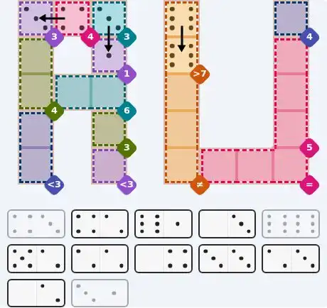 Pips hint for October 9, 2026 – hard level puzzle grid with critical first placements and strategy